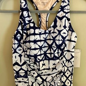 NWT two piece racer back swim suit
